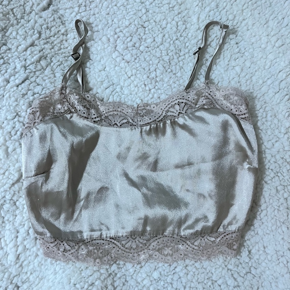 Satin crop top - Picture 1 of 1